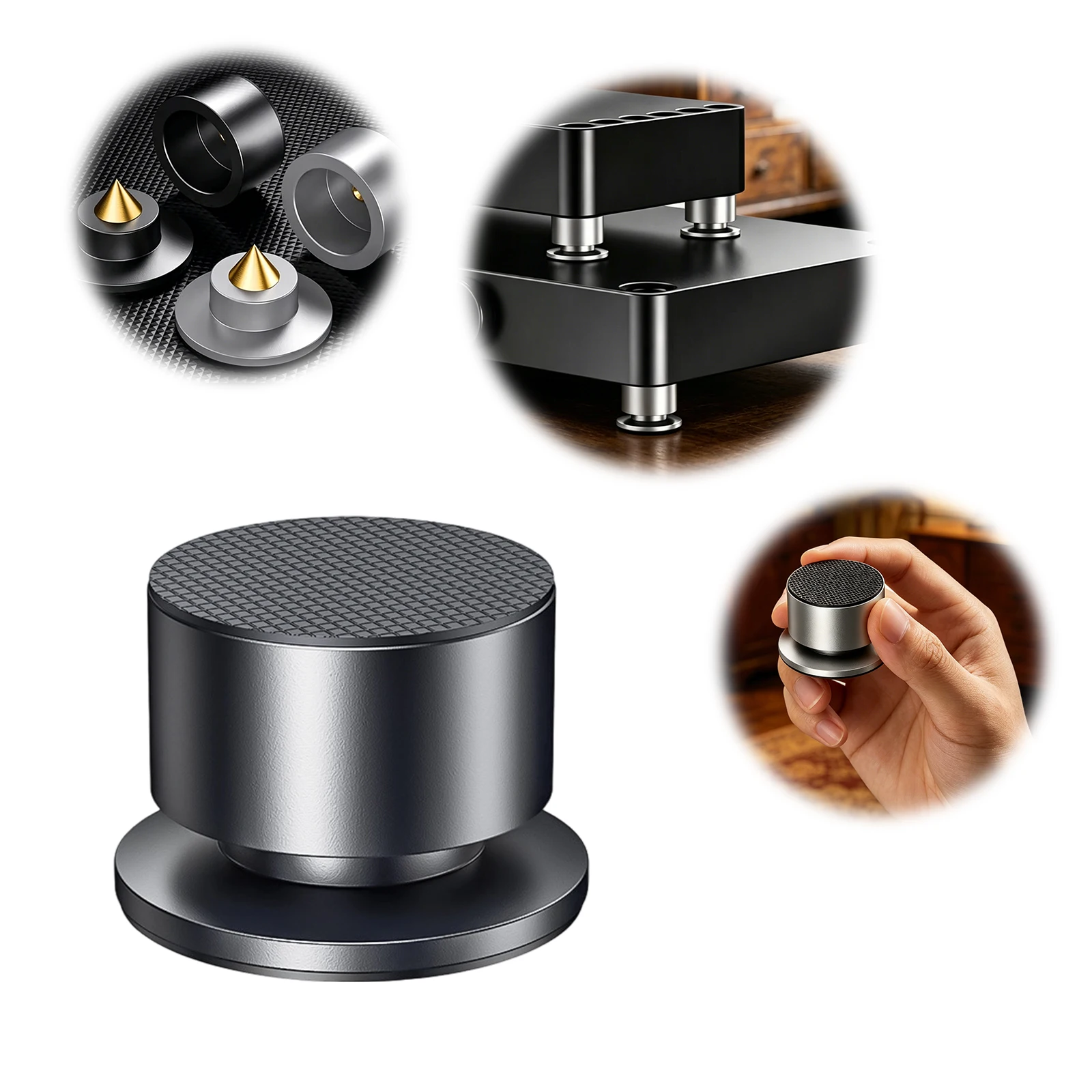 Speaker Spike Aluminum Reusable Portable Speaker Isolation Feet Multi-Purpose Foot Nails And Foot Pads for Party