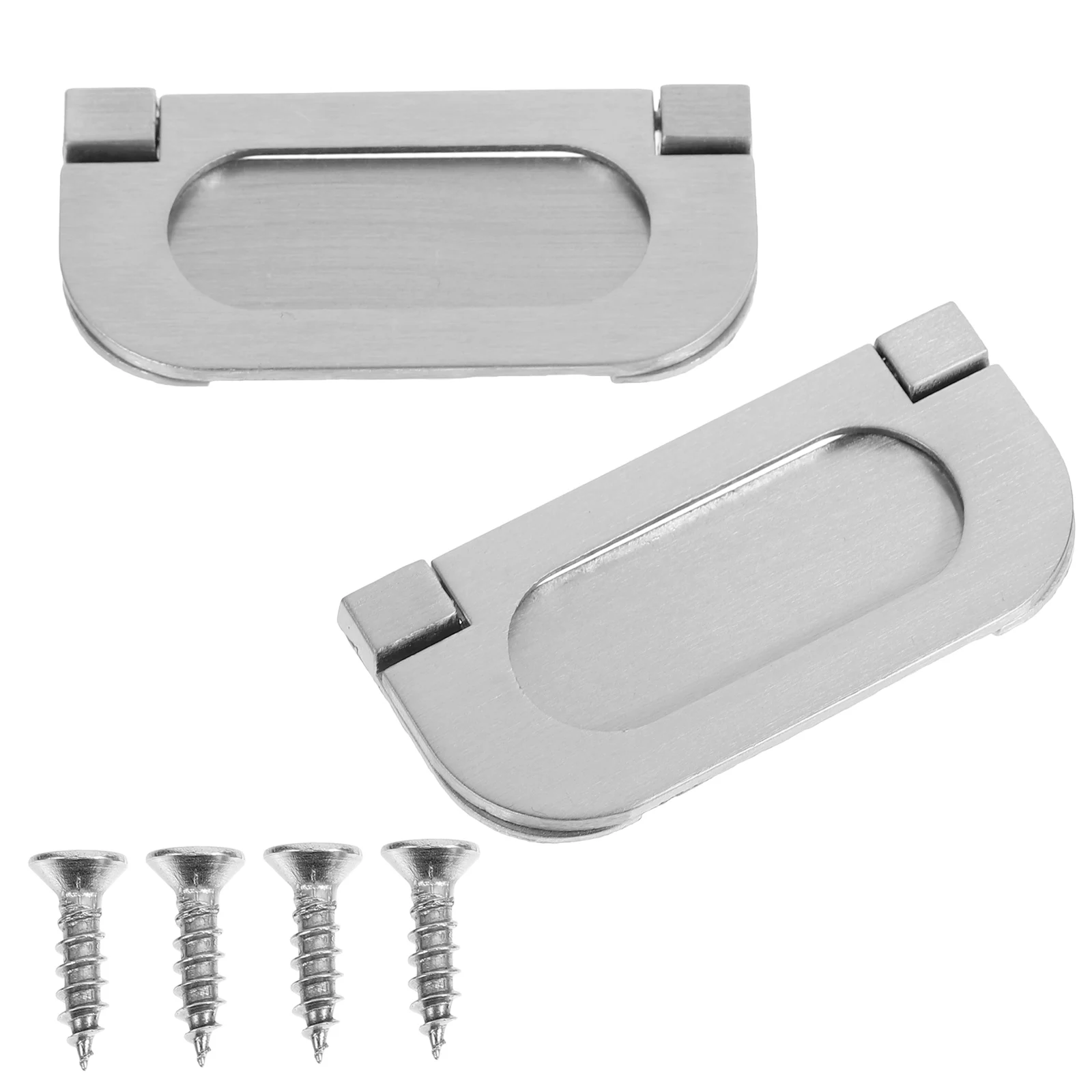 2 set in lega di zinco invisibile H les 35x75mm maniglie per cassetti nascoste manopole per armadio da cucina hardware per armadio facile da pulire