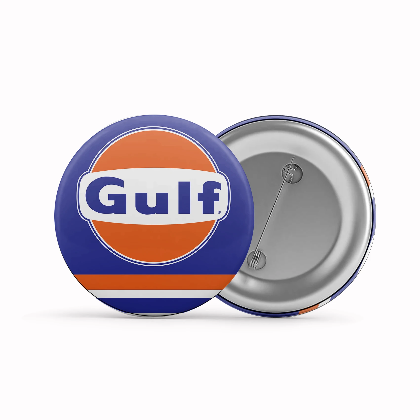 Gulf Oil Brooch Badge Order Personalized Badges Custom Pins Clothes Backpack Accessories Gifts Commemorate Souvenir HZ-064