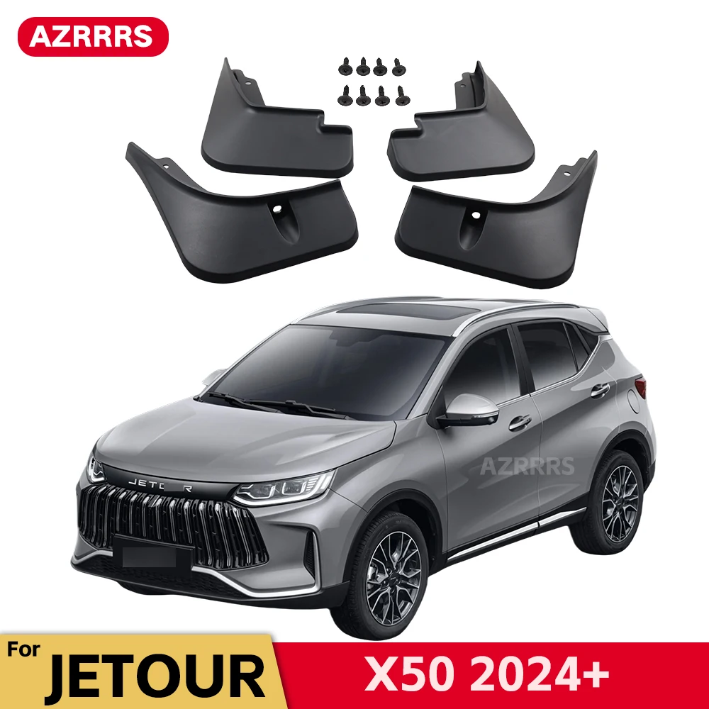 واقيات الطين لـ JETOUR X50 2024 2025 واقيات الطين واقيات الطين واقيات الرذاذ عجلات أمامية وخلفية ملحقات السيارة 4 قطعة #1