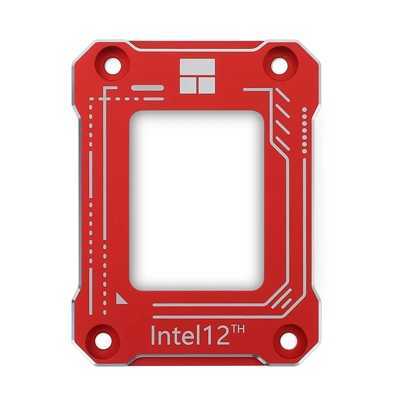 Placa trasera de montaje para CPU, Corrector térmico LGA17XX-BCFCPU, curvo, color rojo/gris/Negro, Intel 12th