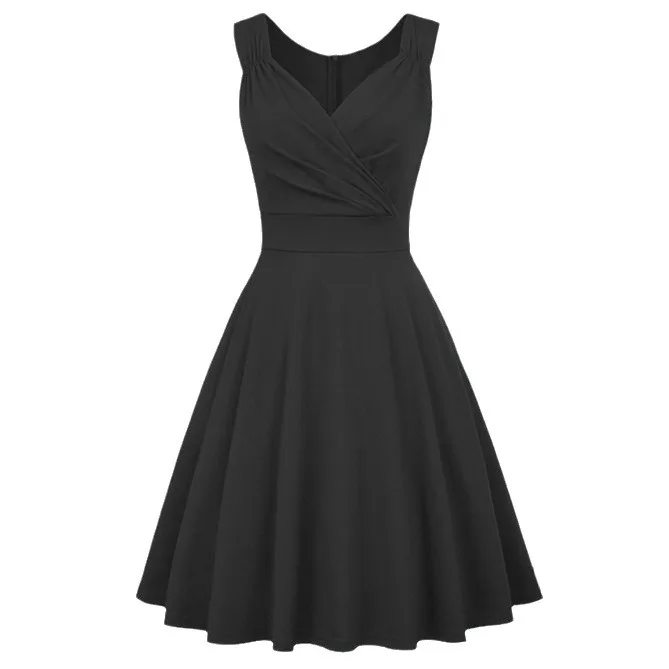Vestido de cóctel vintage Hepburn ligero