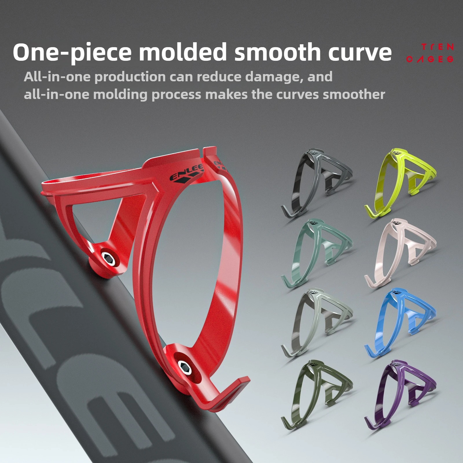 

ENLEE Mountain Bike Kettle Holder, Road Bike Water Cup Holder Outdoor Riding Holder Bicycle Accessories