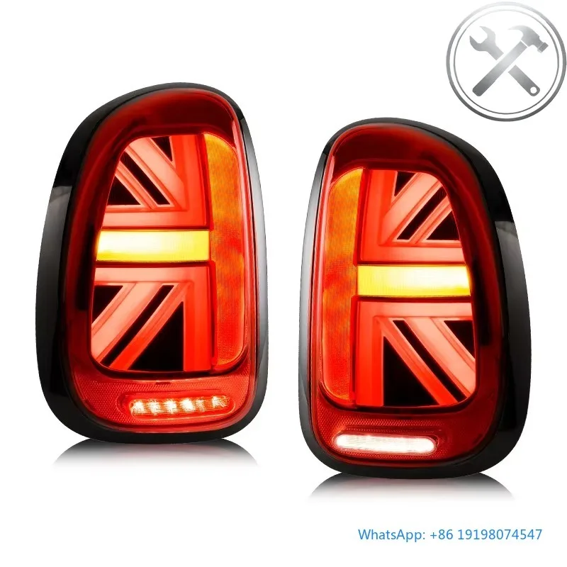 

Mini R60 2010‑2016 Full LED Taillights Assembly Clear Lens Red Blue LED Sequential Turn Signal Brake Lamp 12V Auto Parts