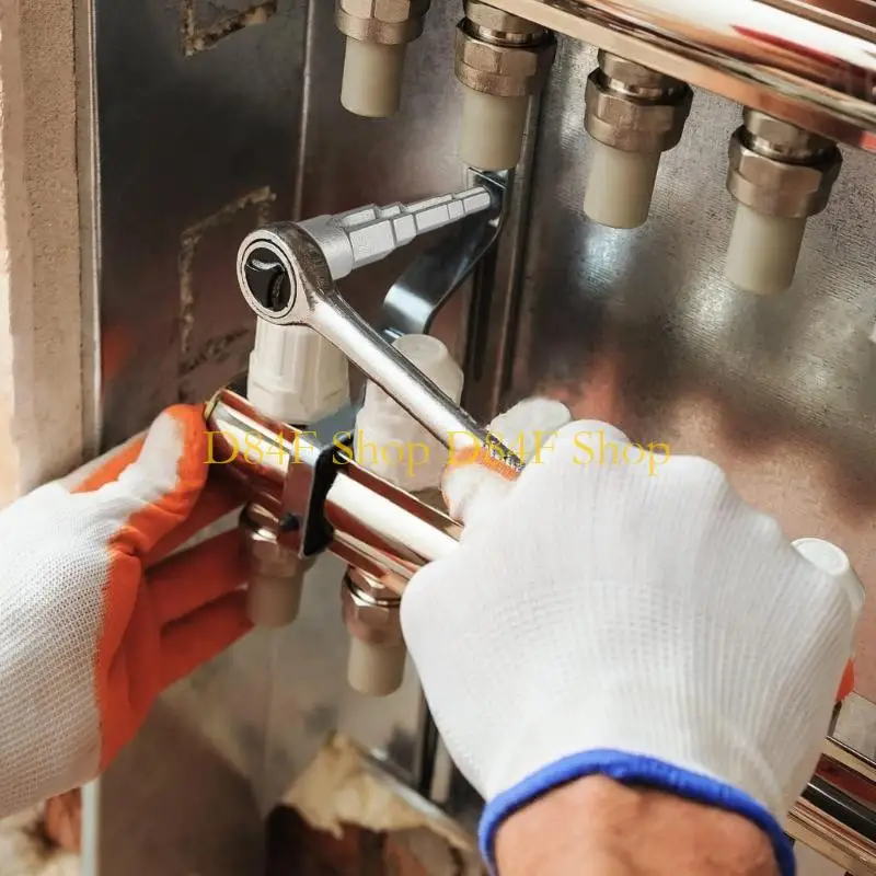 D84F Step Wrench 1/2inch Drive Valves Lugs Drive Radiators Wrench Plumbing Valves Pumping Removal Wrench Radiators Spanners