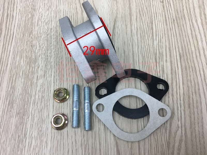 Imagem -03 - Alumínio Adaptador de Entrada Tubo Coletor para Gs125 Gn125 Cg125 Qian Jiang Rei Suzuki gs 125 gn 125 cg 125