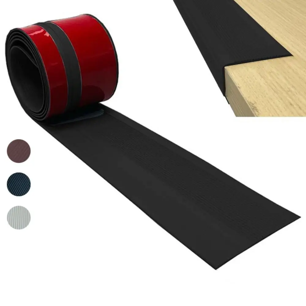 100cm Stair Safety Non-Slip Strip Peel and Stick PVC Staircase Edge Trim Flexible Self-Adhesive Decorative Strip Indoor Outdoor