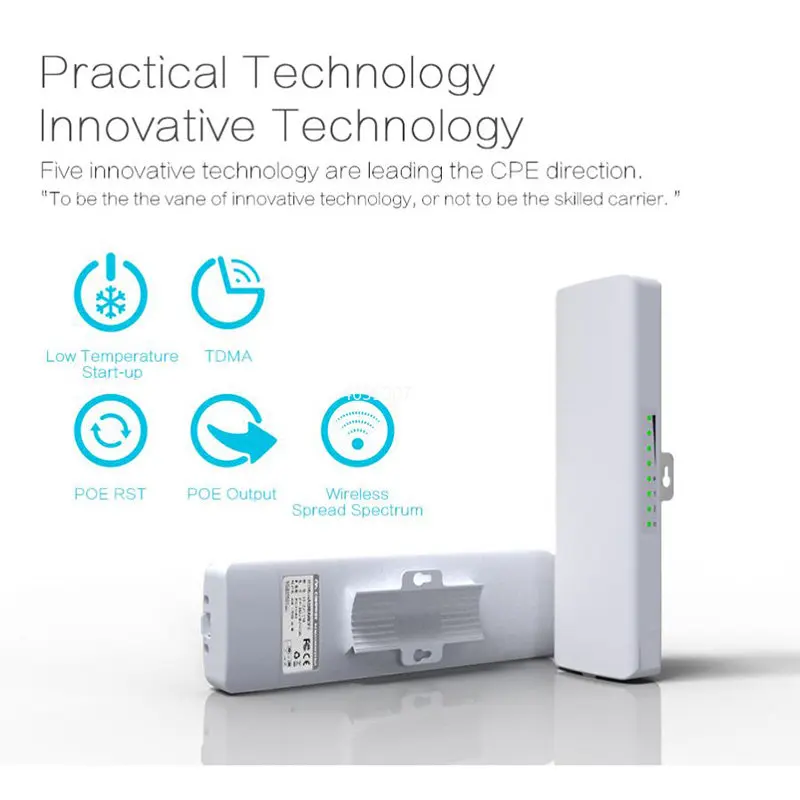 Imagem -03 - Comfast-ponto de Acesso Wi-fi sem Fio Ponte Elevatória Vertical ao ar Livre Amplificador de Sinal Cpe Extensor 2.4g 300mbps Cf-e314n