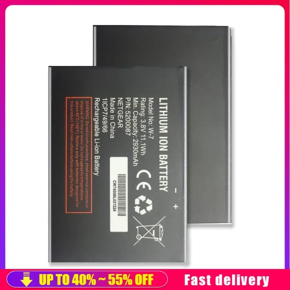 Rechargeable Mobile Phone Batteries W-7 2900mAh For Netgear Sierra Aircard 790S 810S W7 Cell Phone Portable Battery