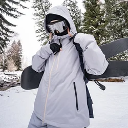 2024 nuovo cappotto da sci caldo americano top uomo Snowboard Sport antivento abbigliamento da neve giacca invernale da donna coppia tuta da sci