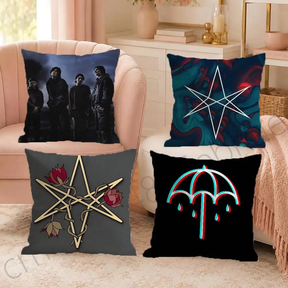 For Bring Me The Horizon BMTH Pillow Case Comfy Pillow Cover Cute Funny Pillowcases For Sofa Car Home Decor