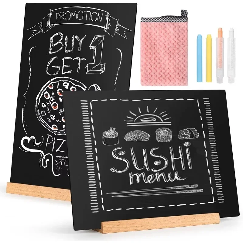 

Desktop Blackboard Rural Wooden Countertop Blackboard