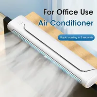 4000mAh Bladeless Monitor Screen Fan USB Rechargeable Air Cooler Speed Adjustable Misting Cool Mist Humidifier Portable Fans