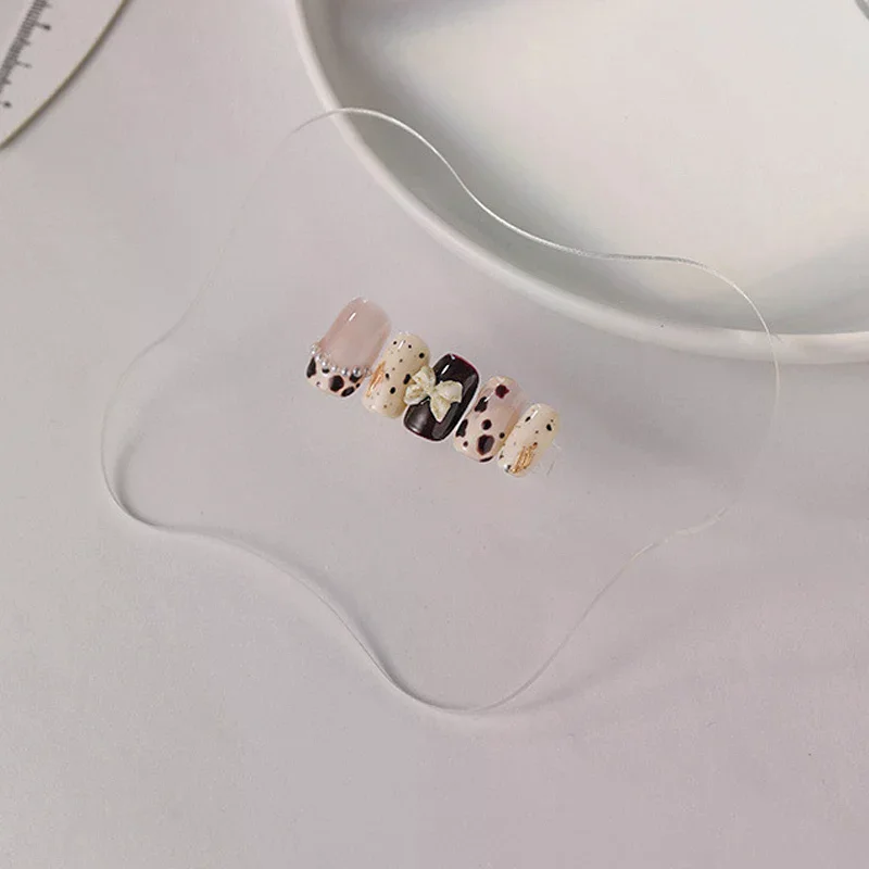 Art Acrylic Transparent Showing Shelf Setting Circular Irregular Acrylic Color Palettes Multifunction Display Board Tools Nails