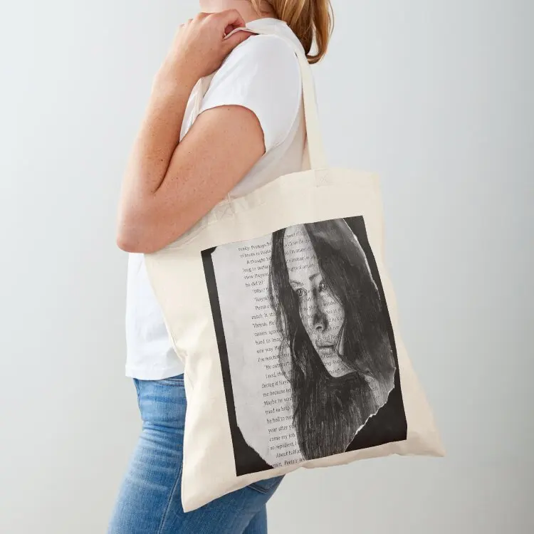 

Katniss Everdeen portrait book Tote Bag shopper bags for women sacs de shopping canvas tote bag Big bag