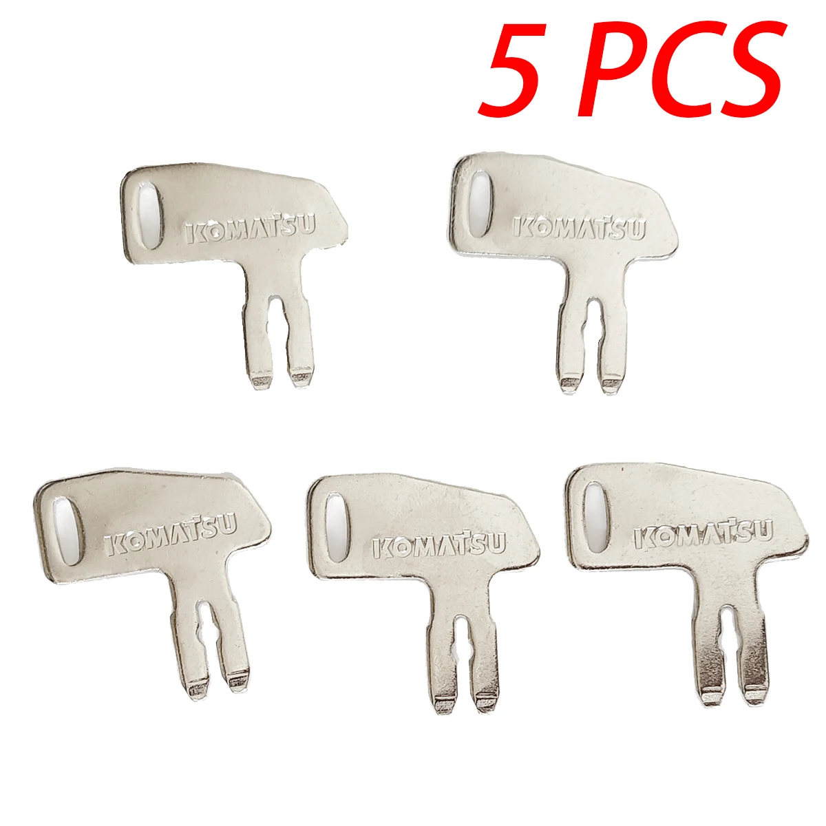 5pcs Battery Disconnect Heavy Equipment Key K2C166 For Komatsu Master