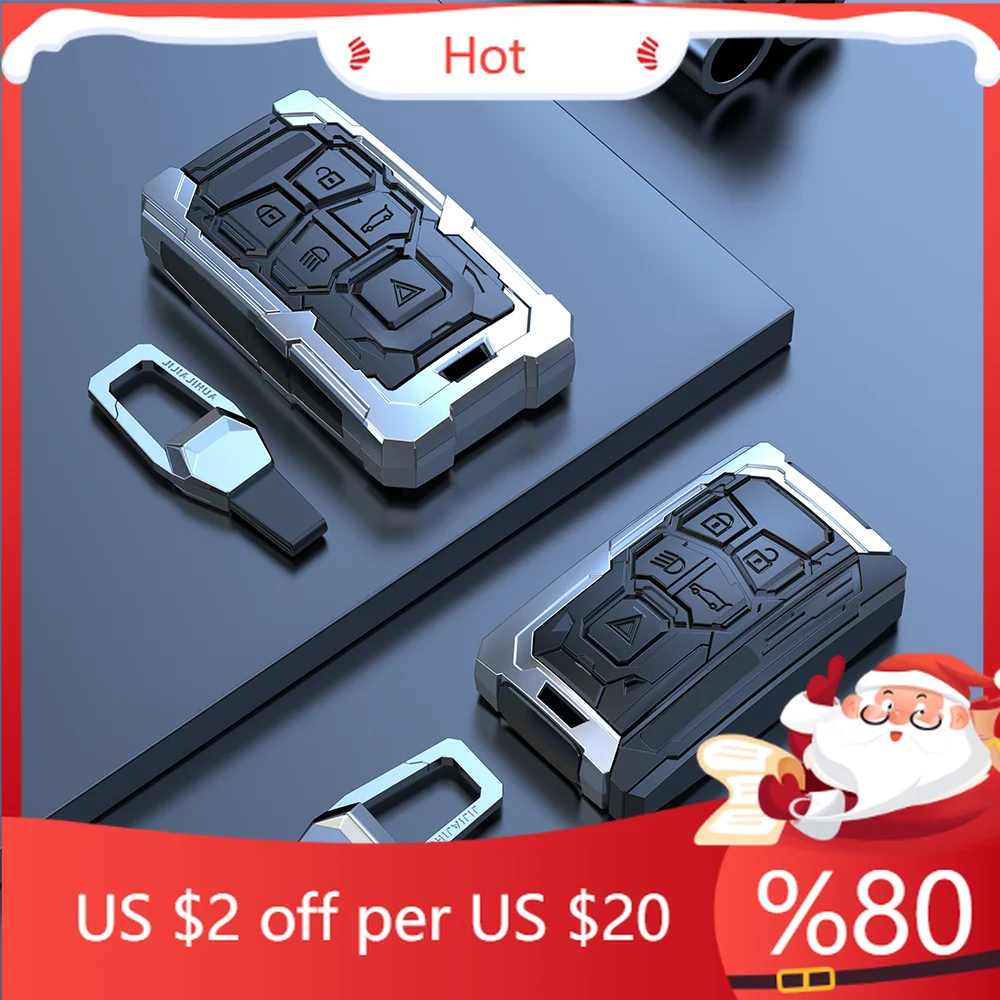 

Чехол для автомобильного ключа из цинкового сплава, держатель для Land Rover Range Rover Discovery 5, спортивные наклейки для JAGUAR XE XF XJ F PA, внутренние наклейки