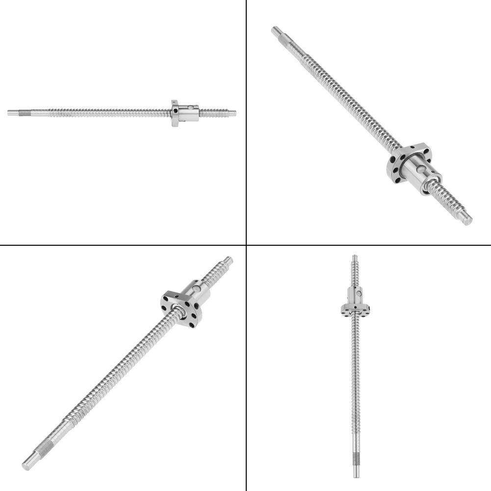 مكافحة عارية الذراعين Ballscrew SFU1204 300mm توالت Ballscrew Ballnut AntiBacklash دون نهاية جانبية يدعم توالت Ballscrew Ballscrew