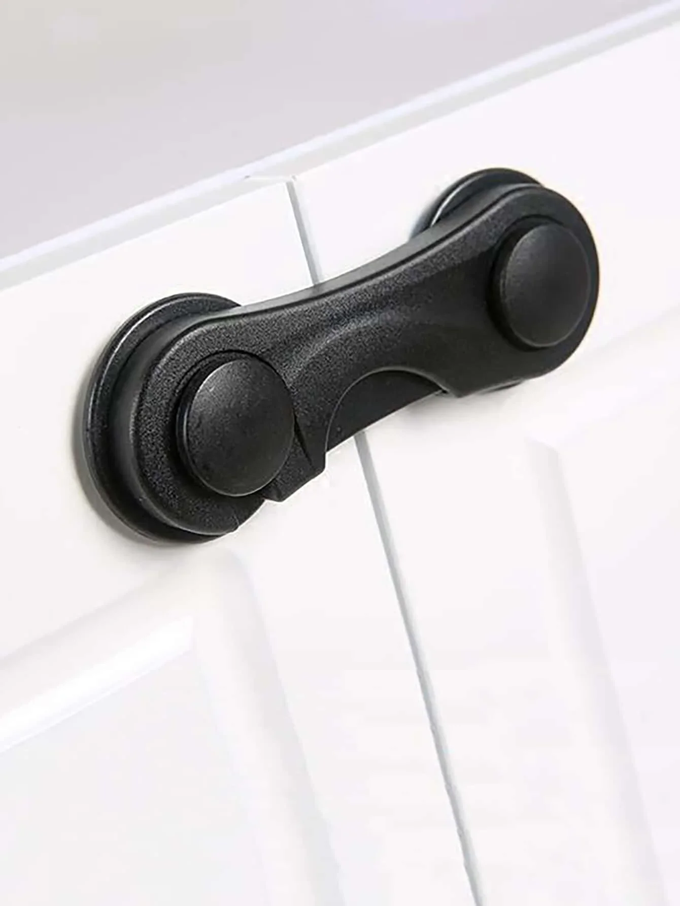 Multifunctional Safety Cabinet Door Lock Baby Safety Drawer Door Buckle Anti-Pinch Home White Bathroom Refrigerator Lock