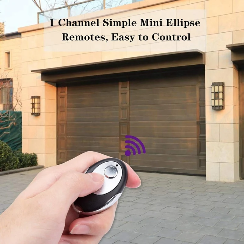 2Pack 315Mhz Purple Learn Button Garage Door Remote Control Keychain For Craftsman 139.53753,For Liftmaster 370LM 371LM