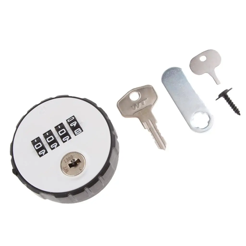 Zinc Alloy Combination Mailbox Cabinet Door Lock Full Height Number Padlock for Drawer Safety