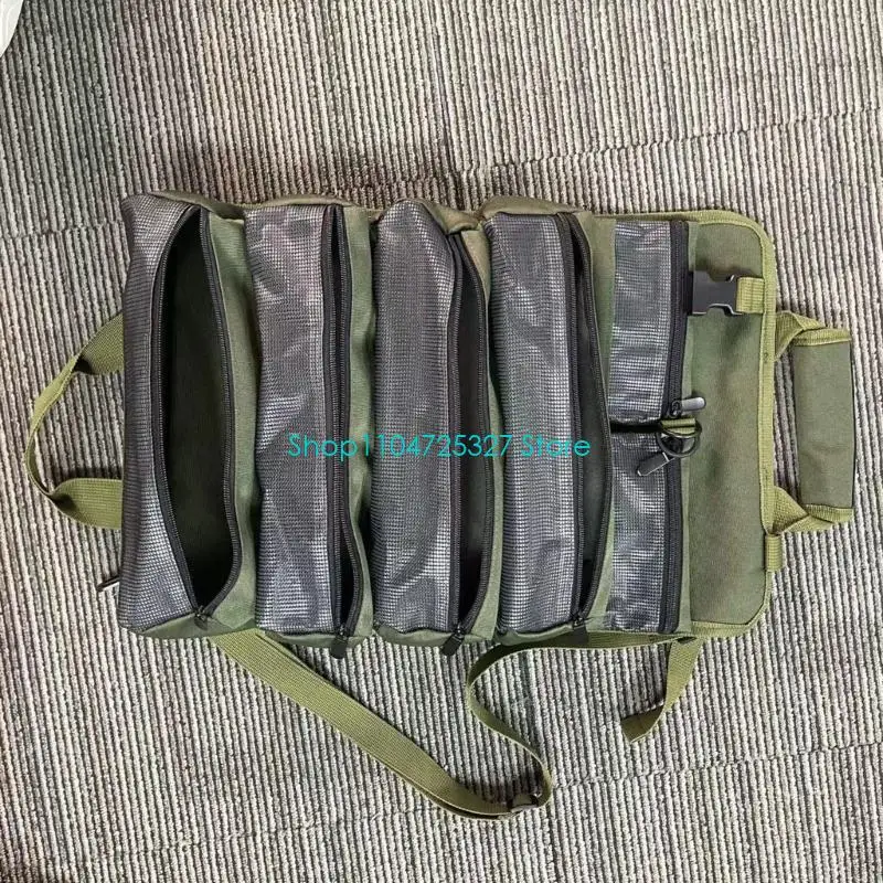 D8KF Portable Tool Storage Bag Organisatoren Rollen constructie Nylon Fabric Case