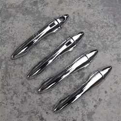 for Hyundai IX 35 Ix35 2010-2017 Car accessories ABS Chrome Door Handle Bowl Door handle Protective covering Cover Trim