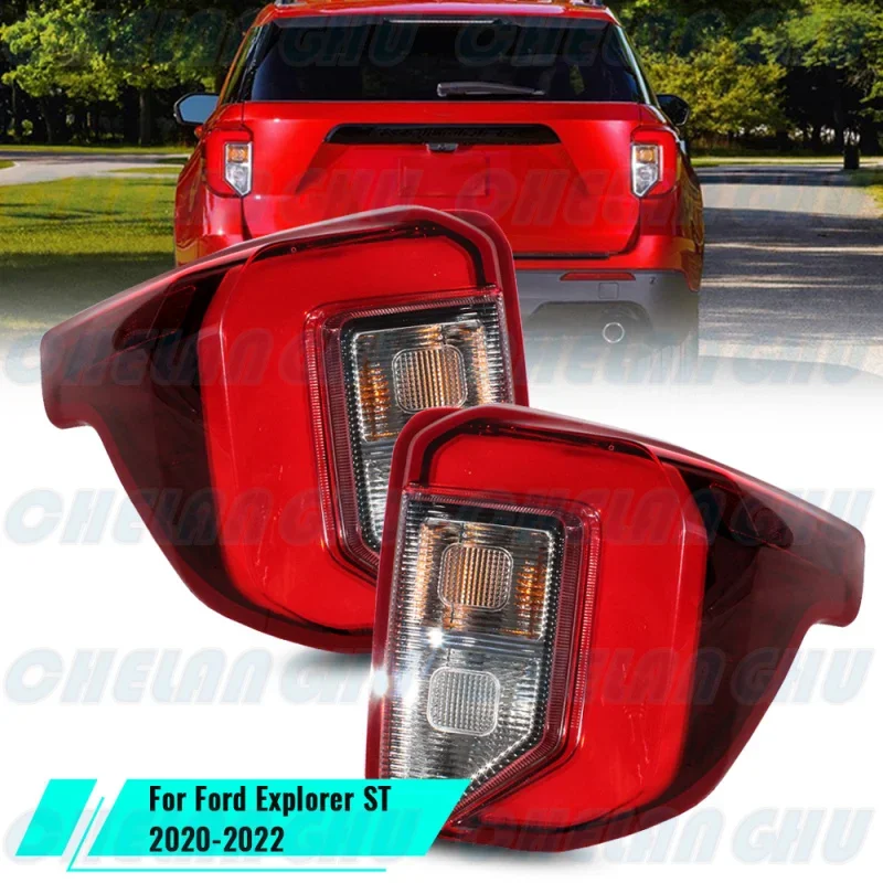 

LED Tail Light For Ford Explorer ST 2020 2021 2022 1 Pair Rear Lamp Brake Light LB5Z13405G LB5Z13404G Car accessories