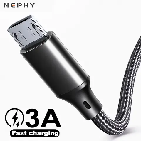 Micro USB Cable For Samsung Xiaomi HTC LG Sony Short 50cm Long 1m 2m 3m microusb Mobile Phone Data Charger Cord Fast Charge Wire