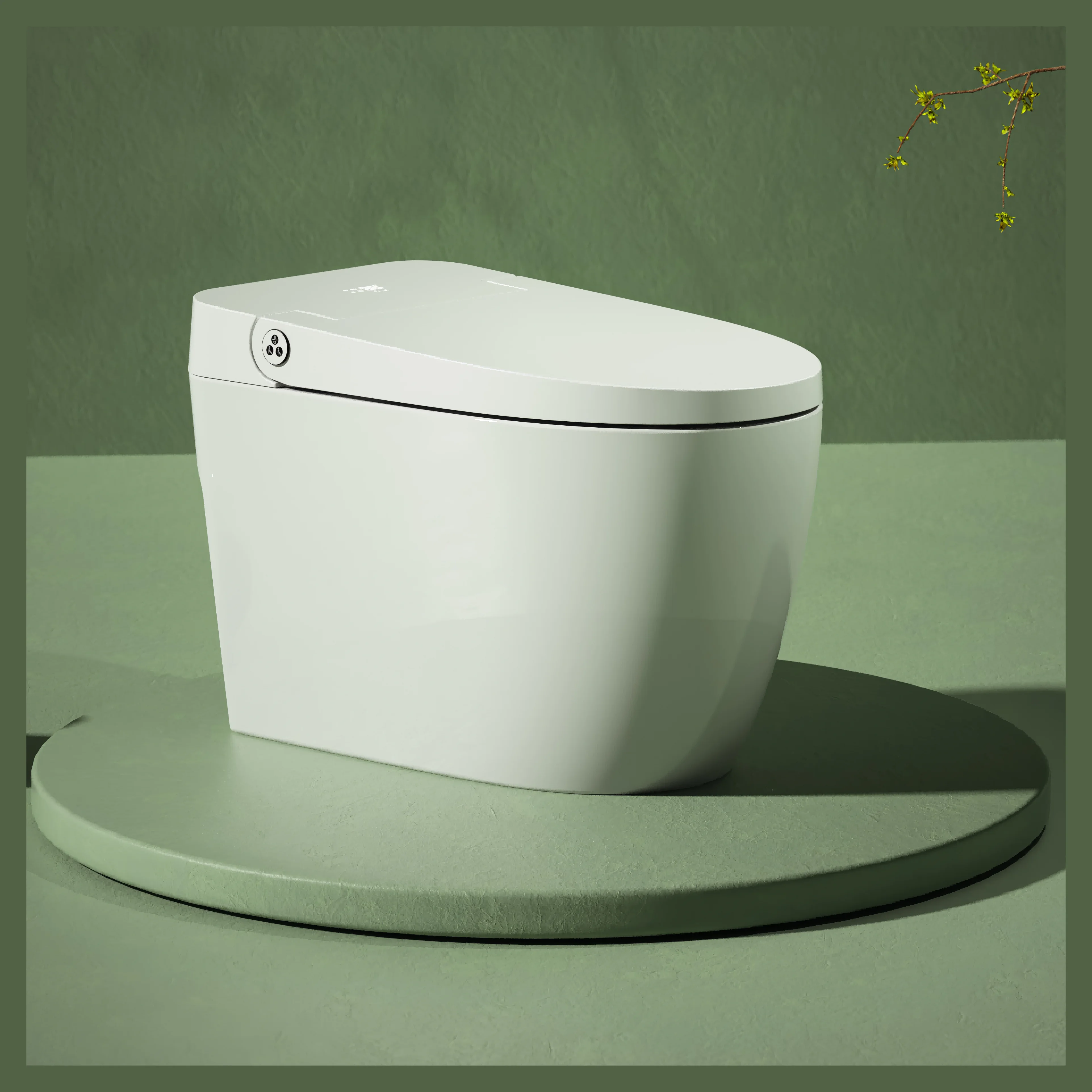 

Горячая продажа, прямая цена с фабрики, новейший полезный керамический биде, туалет в немецком стиле, умный туалет за смывом с пультом дистанционного управления