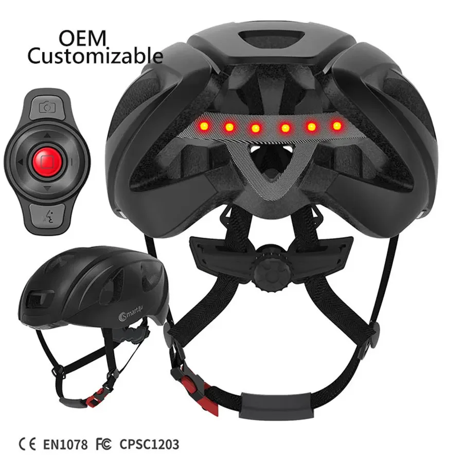 Daily Use Ebike and Electro Scooter Smart Lighting Bike Helmet with Led Light