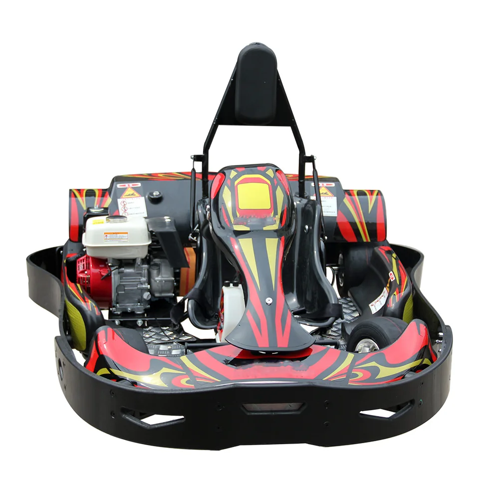 Electric Racing Kart 390W Double Driving High Power Pedal Kart Children Adult 12V 7AH Battery