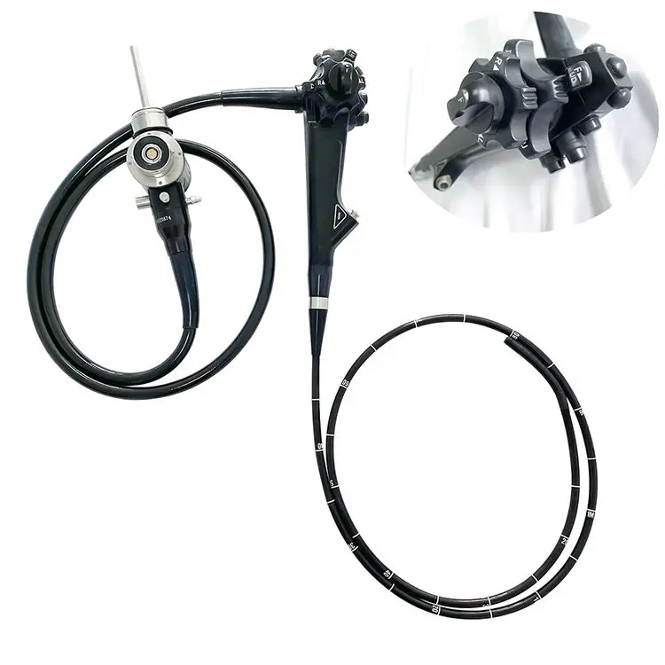 Portable 8mm Veterinary Video Endoscope Animal Dog Cat Flexible Gastroscope With Bi-op-sy Channel