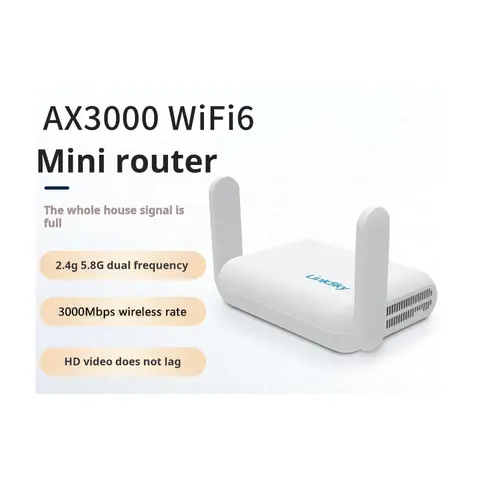 Hi-link WiFi 6 Wireless Router HLK-WR10 Mini Small Portable Home Dual Band Gigabit AX3000 High Speed Universal Data