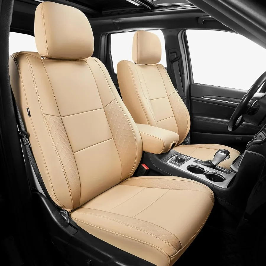 

Чехлы на сиденья для Jeep Grand Cherokee 2011-2021, роскошные водонепроницаемые кожаные чехлы на автомобильные сиденья, защитная подушка A