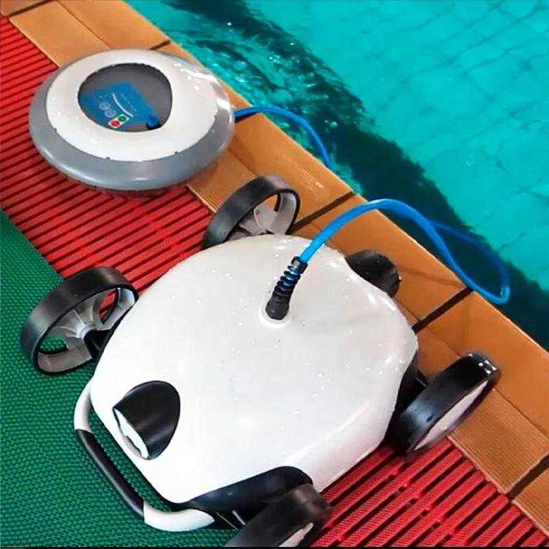 2024 Latest Cordless Automatic Swim Pool Cleaning Robot Electric Pool Cleaning Robot Robotic Pool Cleaner