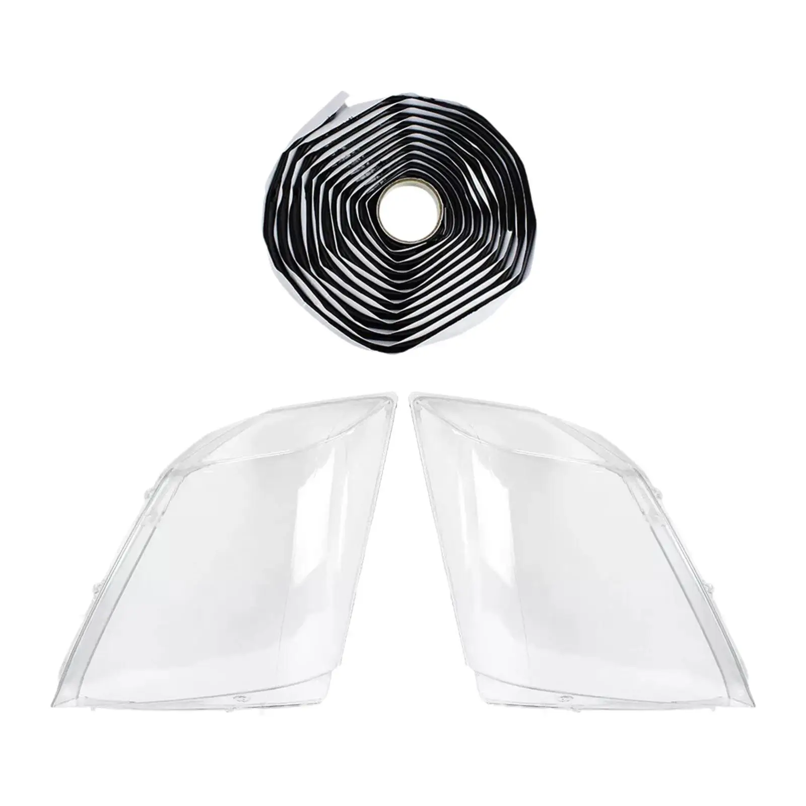 

Headlight Lens Cover 2Pieces for Cadillac CTS 2008-2013 Lightweight