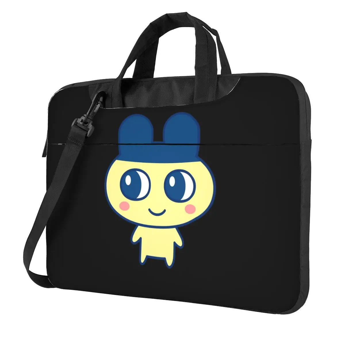 Tamagotchi Mametchi Crossbody Laptop Bag Case Computer Bag Resistant Protective Notebook Pouch for Macbook Pro Lenovo
