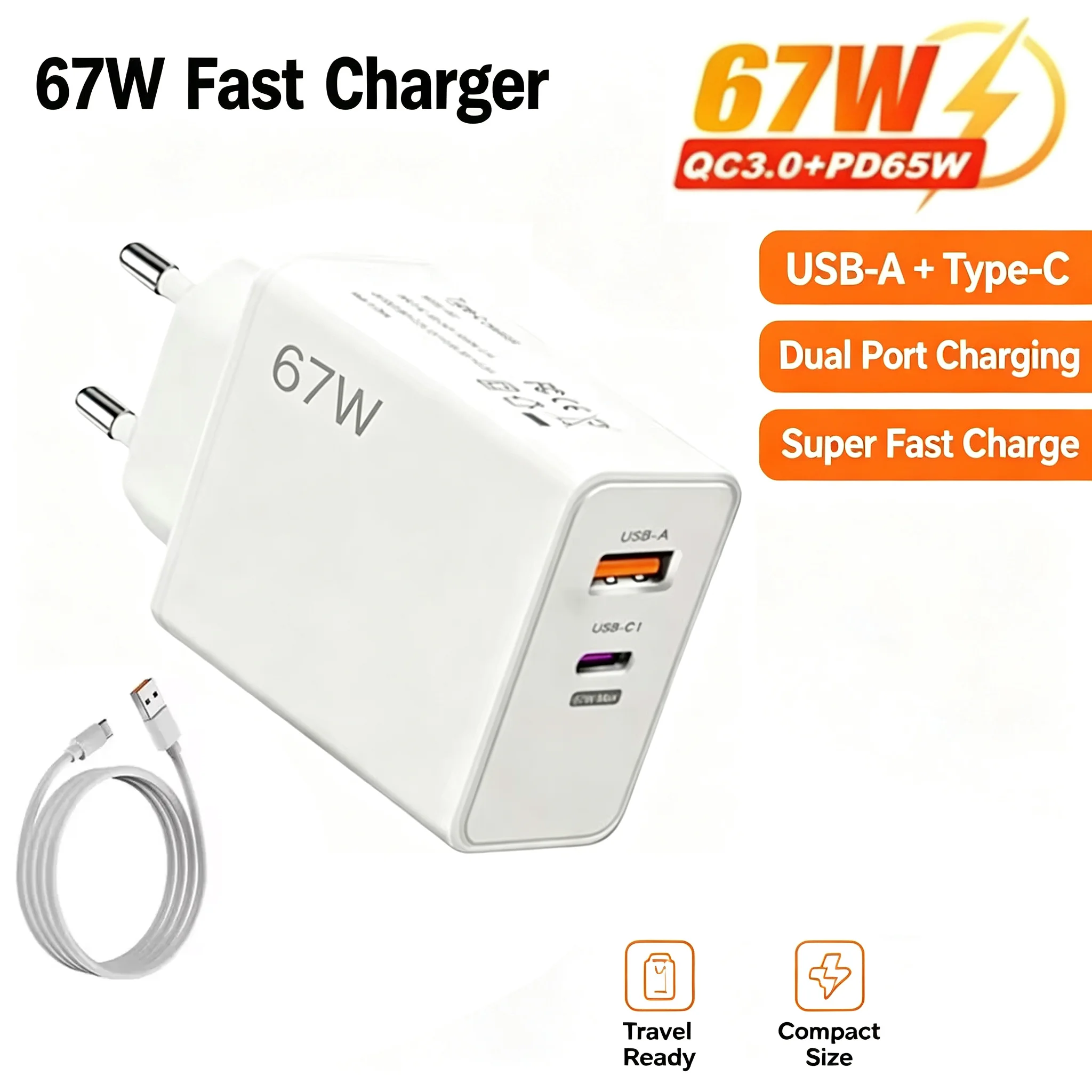 Xiaomi Charger 67W Fast Charge Hypercharge EU US UK Power Adapter Usb 6A Type C For Huawei For Xiaomi Ultra For Redmi Accessories - Aliexpress Deal