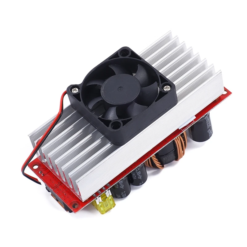 2X 1800W DC DC Voltage Converter CV Boost Converter Adjustable Module Power Supply 40A 10V-60V To 12V-90V Regulator