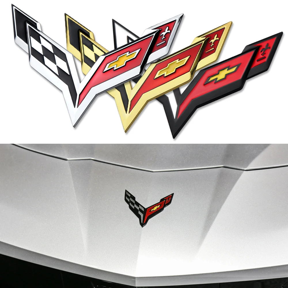 Auto Styling Stickers 3D Metal Car Wndow Trunk Wing Shape Decal Accessories For Chevrolet Captiva Cruze Z71 Colorado Corsa Volt