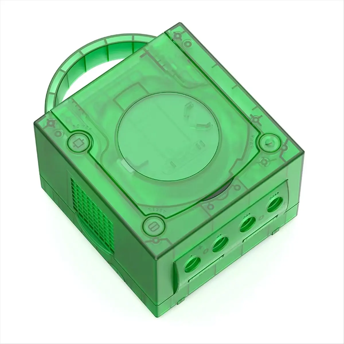Transparent Replacement Case for Console, for DOL-001 & DOL-101 Models, Retro Gaming Accessory