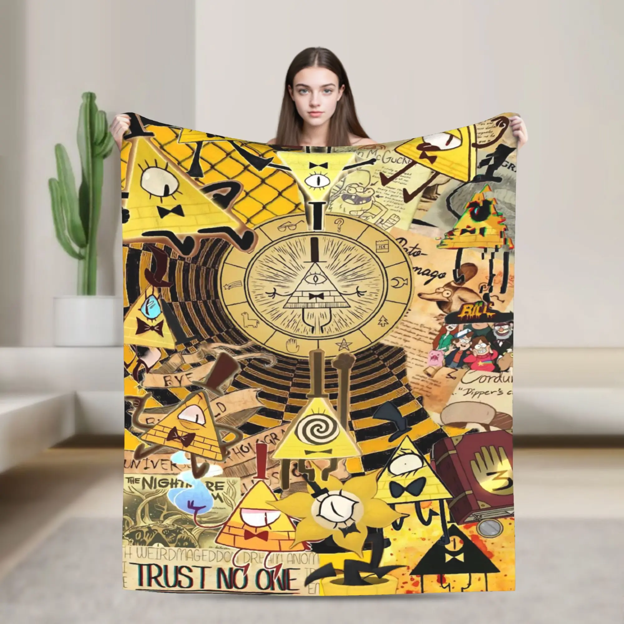 G-Gravity Falls Blanket Multi-size Cozy and Lightweight  Throw Blankets for Couch Sofa and Bed