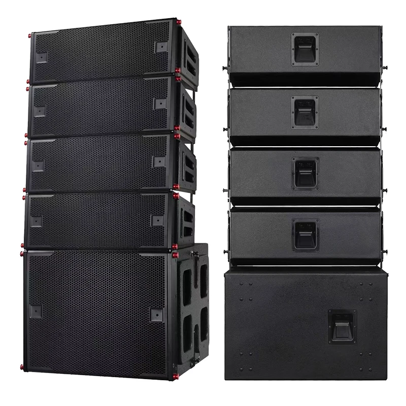 ODM Outdoor Double 15'' Active Passive Line Array Speaker Professional Audio Sound Equipment Dual 15 Inch Line Array Speakers