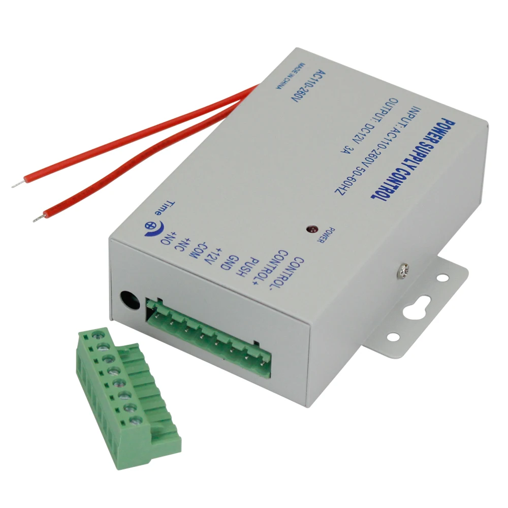 110-240VAC a 12VDC 3A controllo accessi interruttore Controller di alimentazione per sistema di controllo accessi porta/sistema videocitofono K80