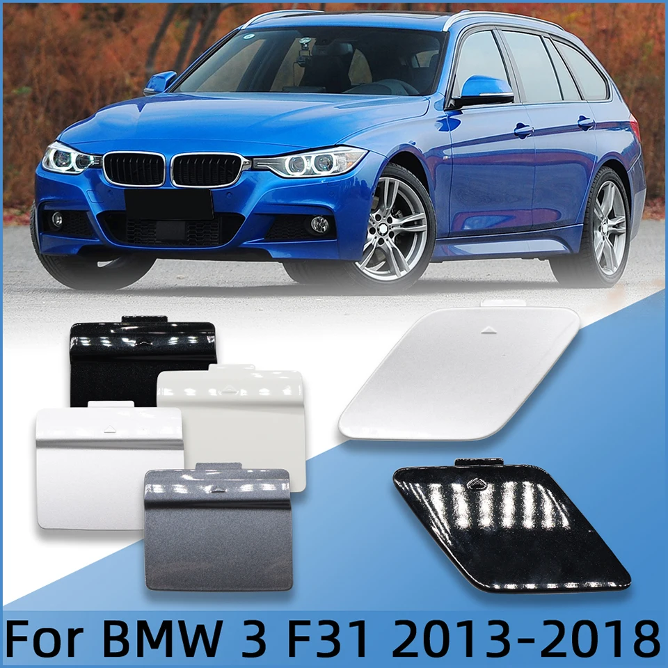 

For Bmw 3 F31 F31 M 2012-2018 Rear Bumper Trailer cover Towing Hook Eye Cap Shell Painted 51127312749 51127428436 51128056616