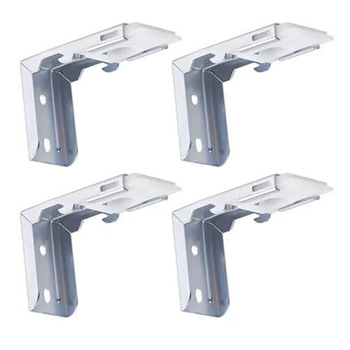 4 Pcs L Shape Curtain Brackets For 38mm Blinds And Shades Easy Install Window Treatment Hardware Replacement Parts