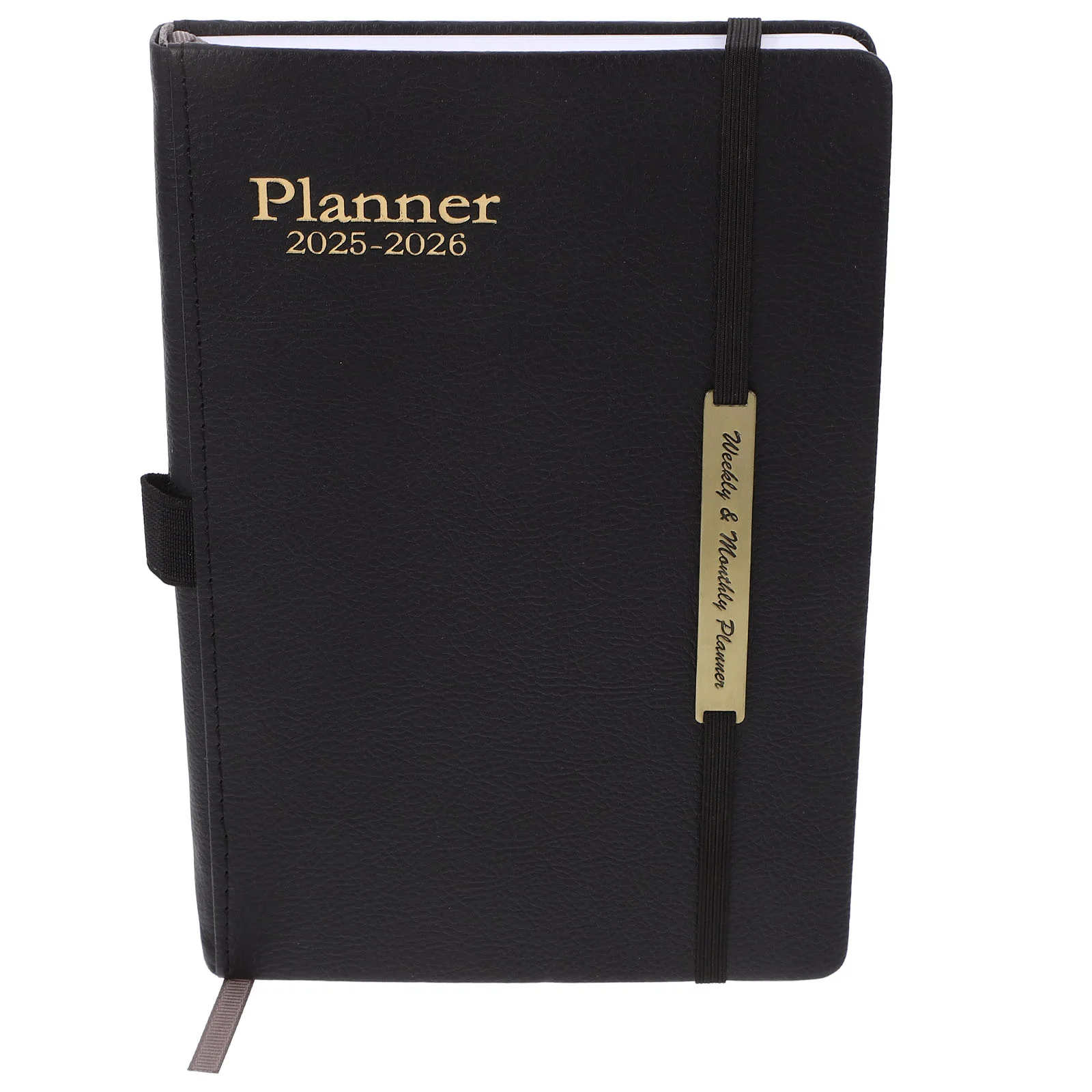 A5 2025 2026 Planner Notebook Business Planning Notepad Schedule Office Supply Simple Design Practical Use Better