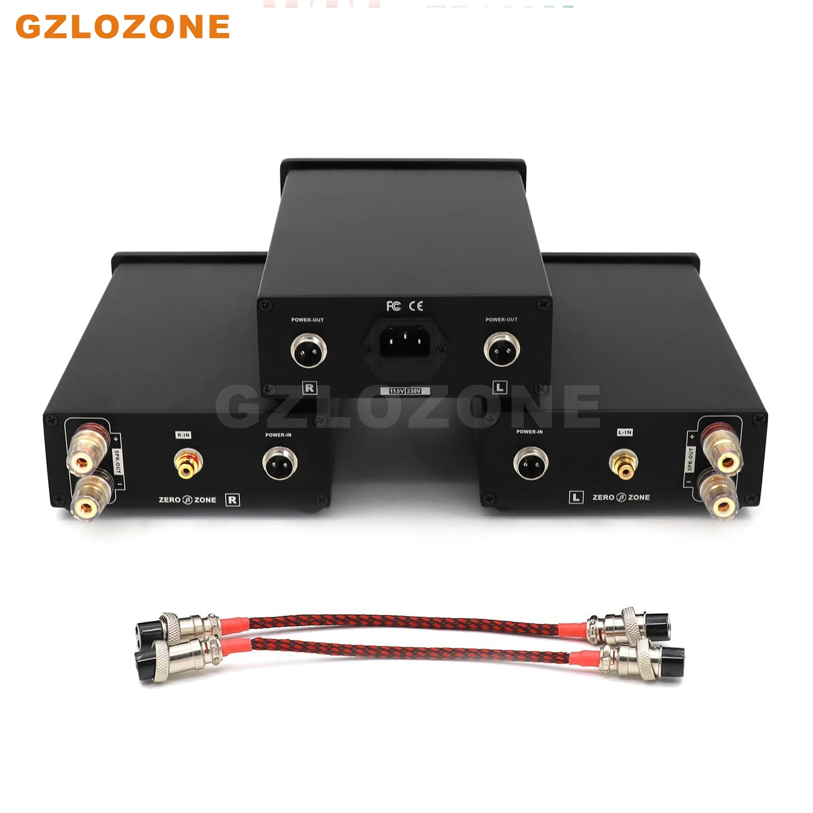 2CH TPA3255 MONO Split High power Class D digital power amplifier 300W+300W RCA or XLR input version (optional)