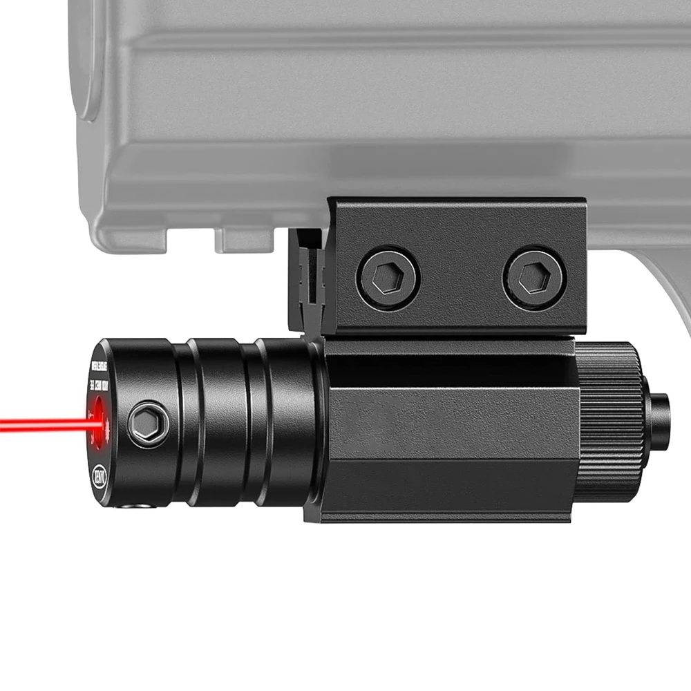 NONE Taktische Red Dot Laser Anblick mit Picatinny Schiene Halterung für 11mm/21mm Schiene Gewehr Pistole Airsoft Waffen laser Pointer